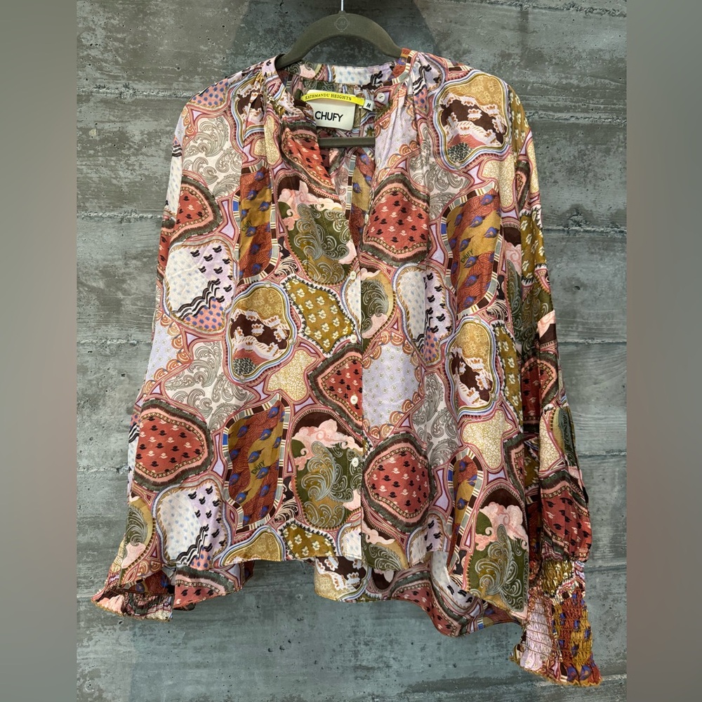 CHUFY Desmond Silk Blouse